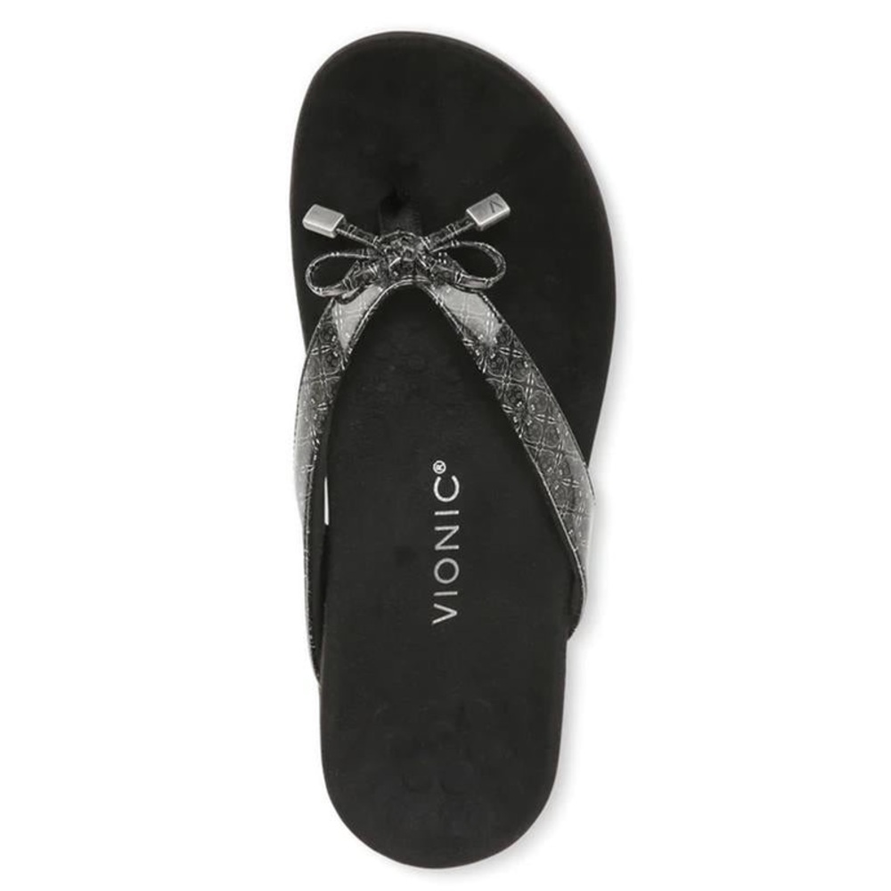 Vionic Women's Black Textured Sandals